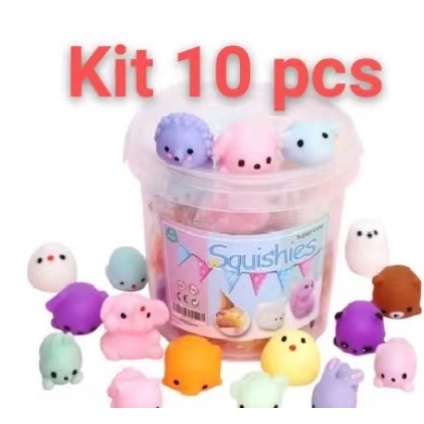 Mochi Squishy: Kit Relaxante Anti Stress!