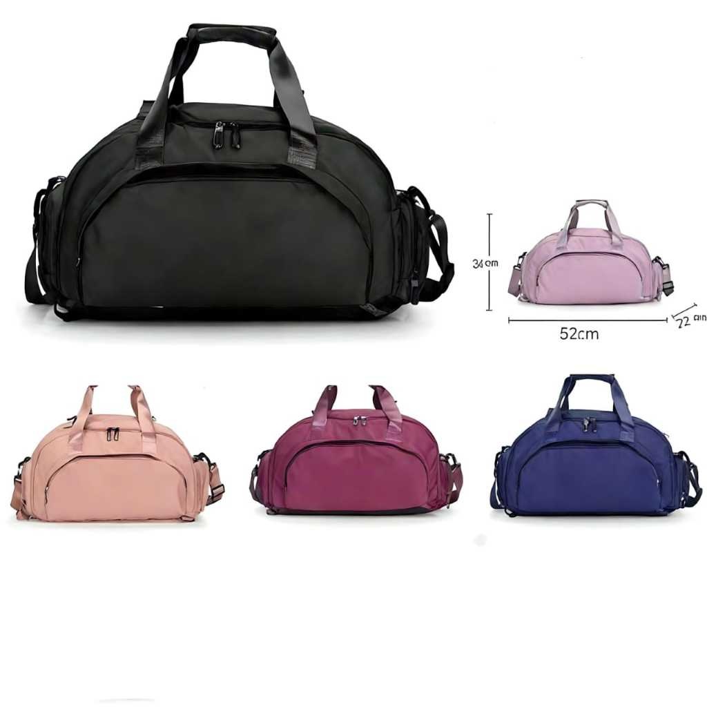 Mochila Academia Rosa Lisa – Prática e Estilosa para Academia e Viagem