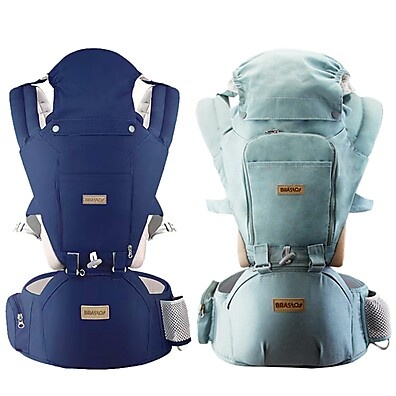 Mochila Canguru Ergonômica 3 em 1: Conforto e Segurança para Bebês até 20kg