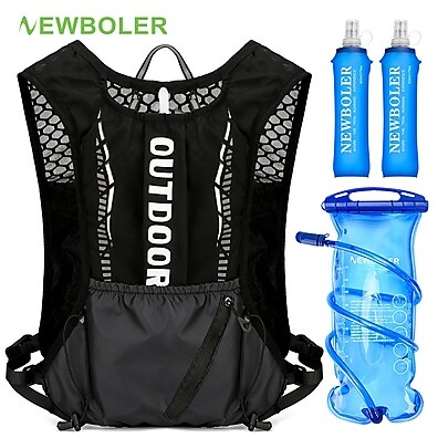 Mochila de Hidratação 5L Newboler: Leve, Impermeável e Ideal!