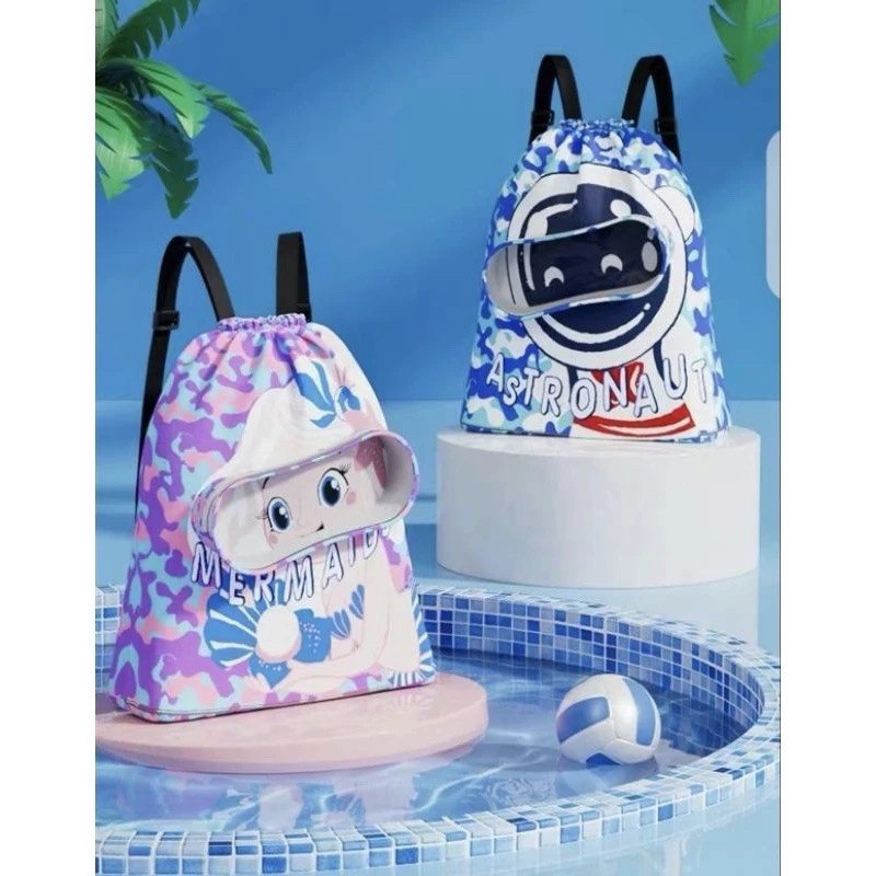 Mochila de Natação Infantil Impermeável – Praia e Piscina