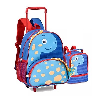 Mochila Dino Clio Pets: Kit Escolar Completo!