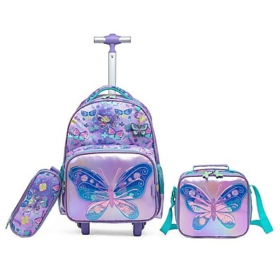 Mochila Escolar Borboleta: Completa e Resistente!
