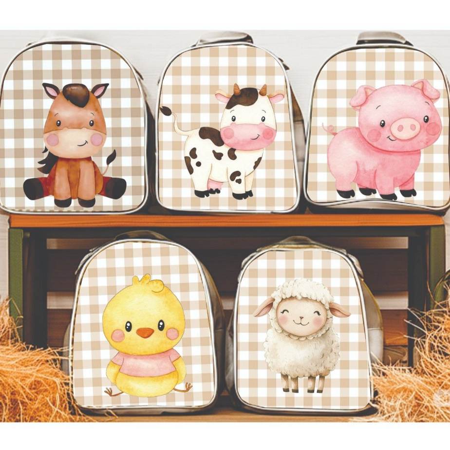 Mochila Fazendinha Infantil – Ideal para Lembrancinha de Aniversário