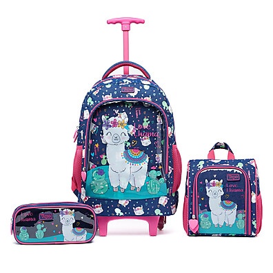 Mochila Yupe Lhama: Kit Completo para a Escola!
