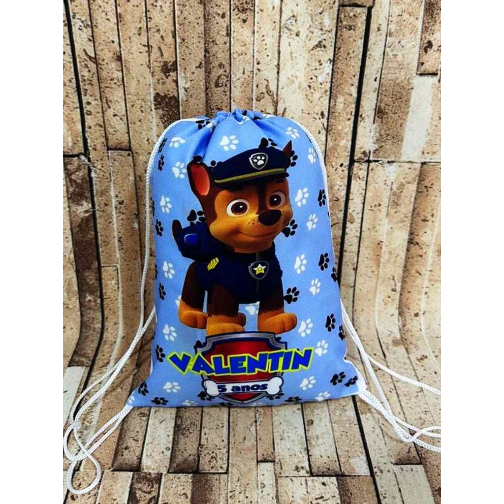 Mochilinhas Personalizadas Patrulha Canina: Lembrança Única para Festas!
