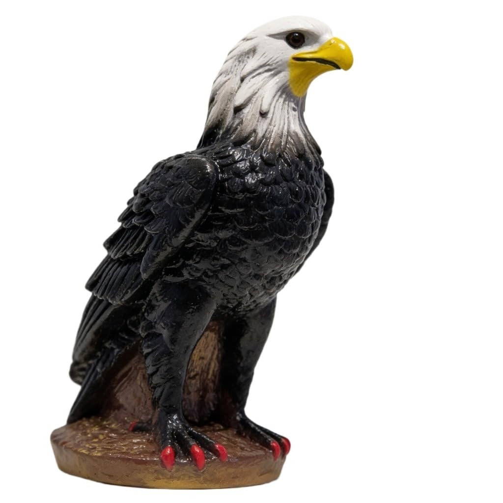 Estátua de Águia em Resina 36 cm - Decoração Moderna para Casa e Escritório
