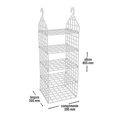 Organizador Suspenso Dobrável para Closet: Solução Prática e Moderna