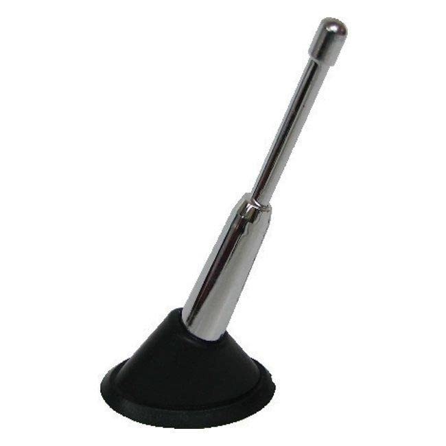 Antena Decorativa Universal Cromada 150mm Haste Curta para Carro - Estilo e Modernidade