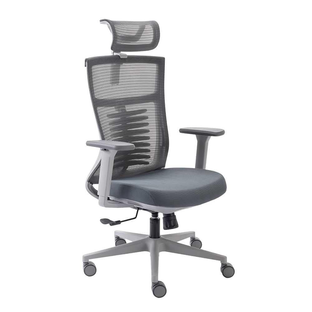 Cadeira de Escritório Elements Vertta Grey - Design Ergonômico e Estilo Moderno