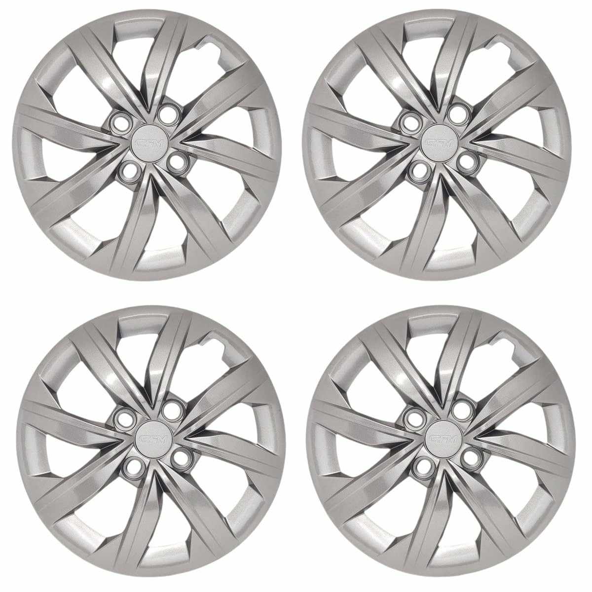 Kit 4 Calotas Grafite Brilhante Aro 14 para Gol G7 2019/2020 - Design Moderno e Proteção