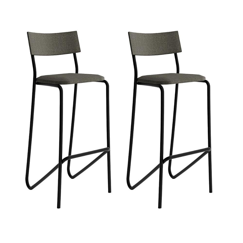 Kit 2 Banquetas Altas Estofadas para Cozinha e Balcão - Design Moderno e Conforto Ergonômico
