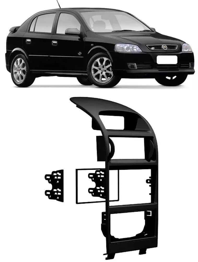 Moldura Painel 2 Din GM Astra 1998-2012 - Instale Som Moderno com Estilo Original