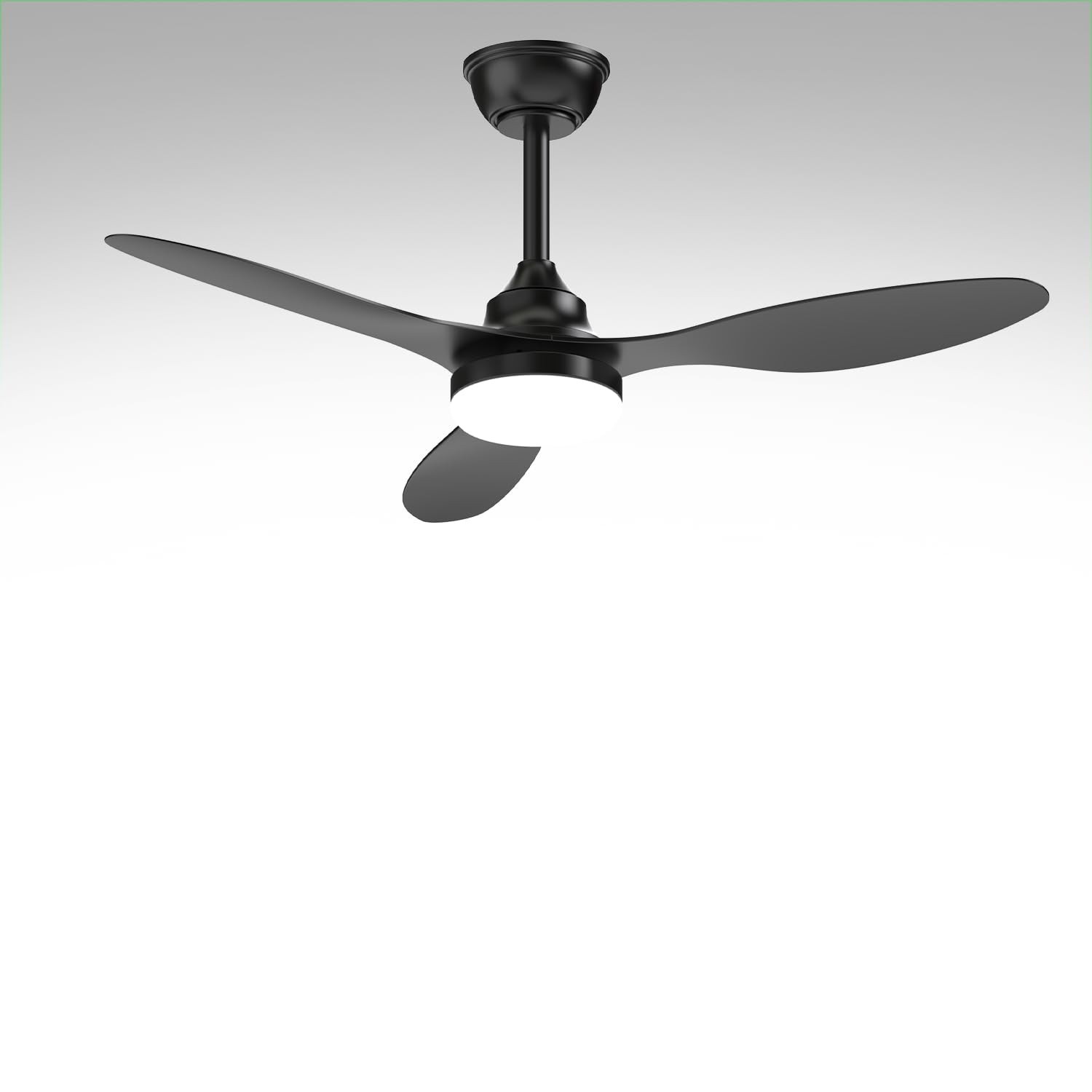 Ventilador de Teto com Controle Remoto, LED 21W, Silencioso e Moderno – Ideal para Quartos e Salas