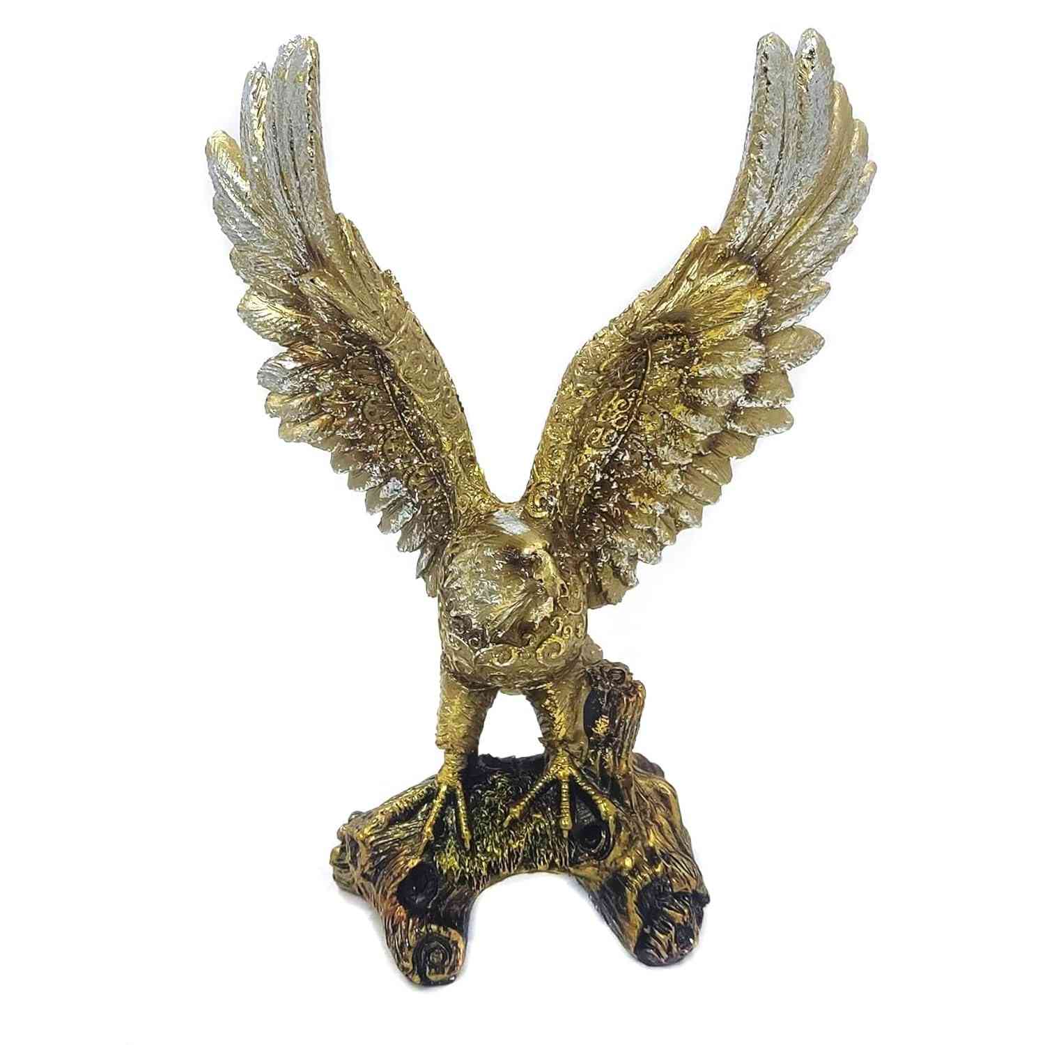 Estátua de Águia em Resina - Decoração Elegante e Simbólica para Ambientes Modernos