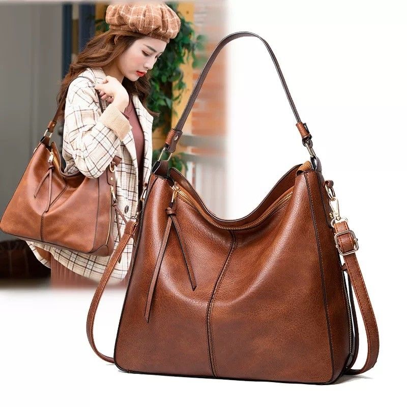 MODIVA Bolsa Feminina em Couro PU: Prática e Estilo