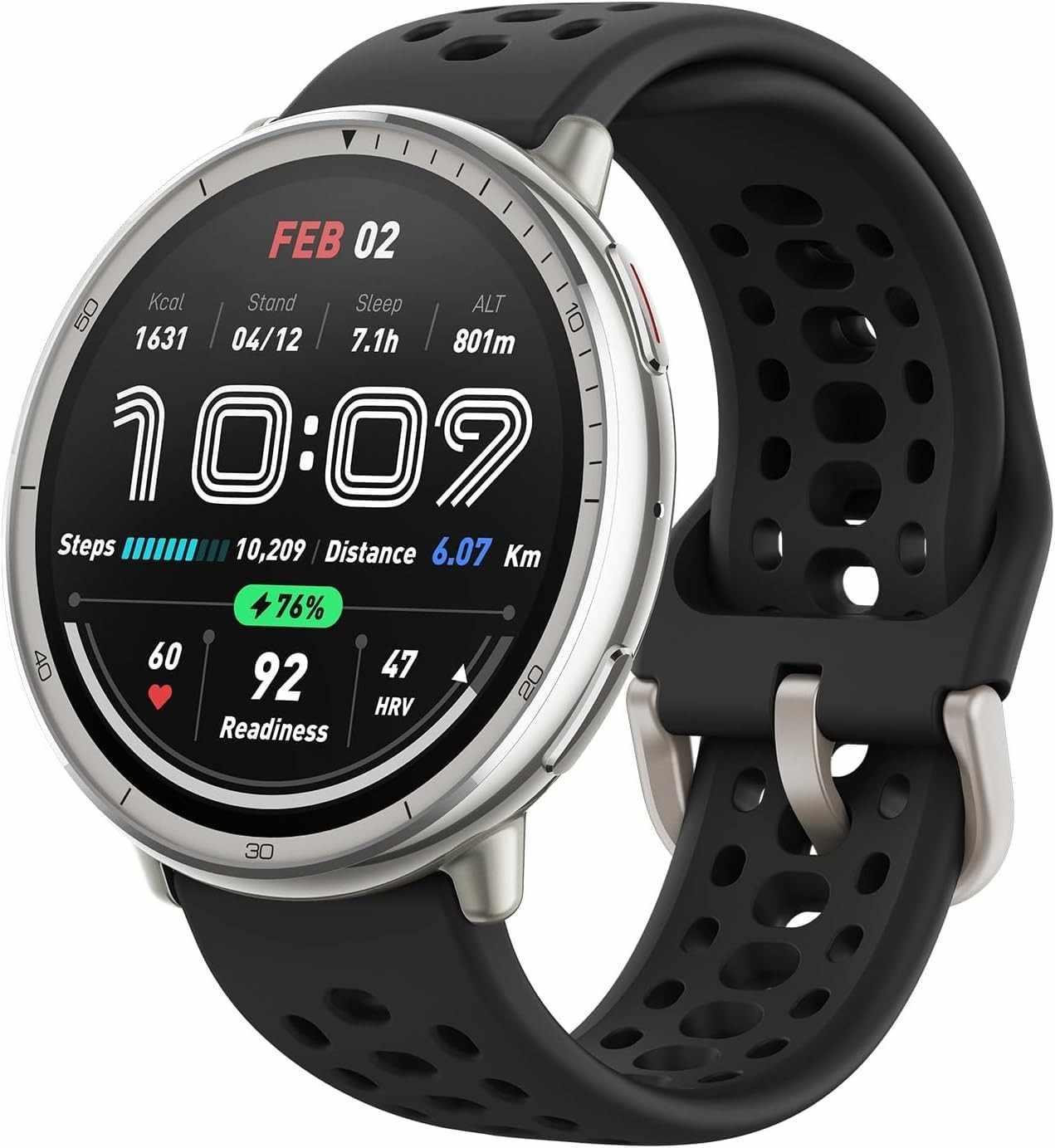 Amazfit Active 2: Smartwatch 44mm com GPS, Mapas, 10 Dias de Bateria e 160+ Modos Esportivos