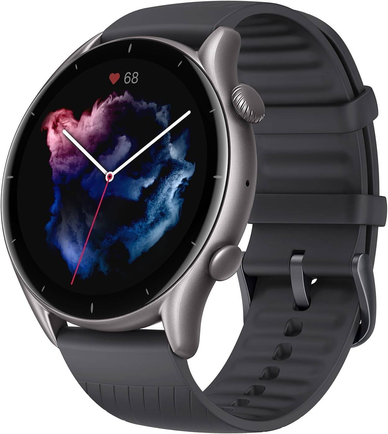 Amazfit GTR 3 Smartwatch 46mm: Alexa, GPS e 150+ Modos de Esporte - Tela AMOLED Incrível