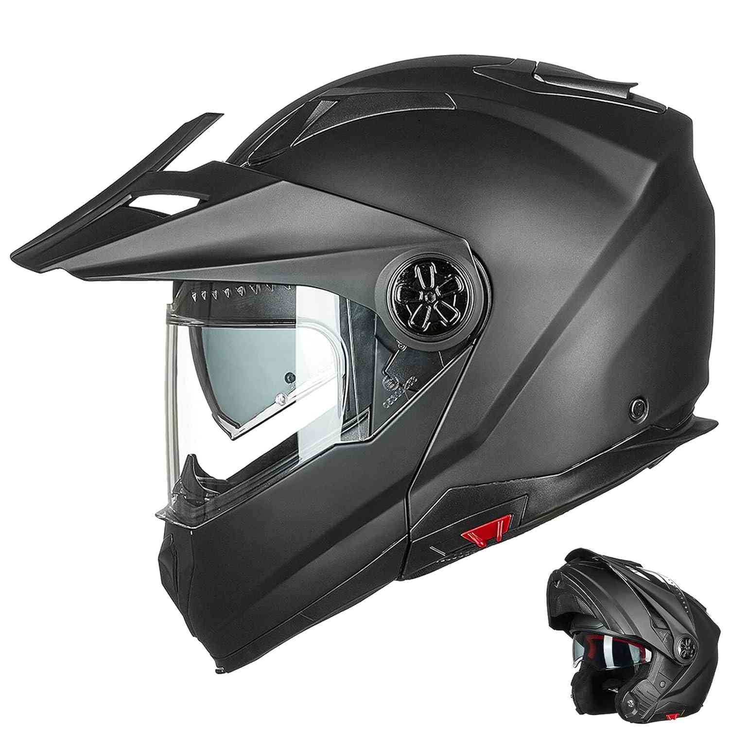 Capacete Modular ILM Moto/Quadriciclo: Segurança Total com Viseira Anti-Embaçante Pinlock