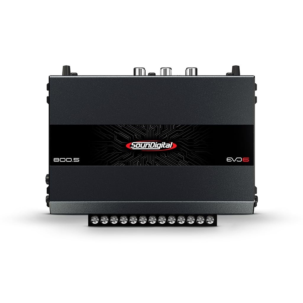 Módulo Amplificador Soundigital 800.5 Evo6 5 Canais: Potência e Versatilidade para seu Som Automotivo
