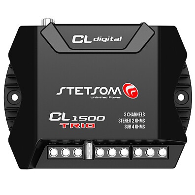 Módulo Amplificador Stetsom CL1500 Trio – Potência e Qualidade em 3 Canais