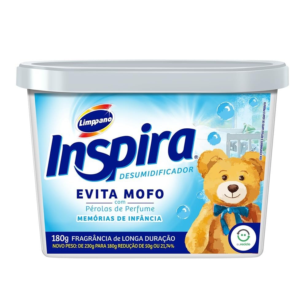 Evita Mofo Desumidificador Inspira 180G - Perfume Memórias de Infância