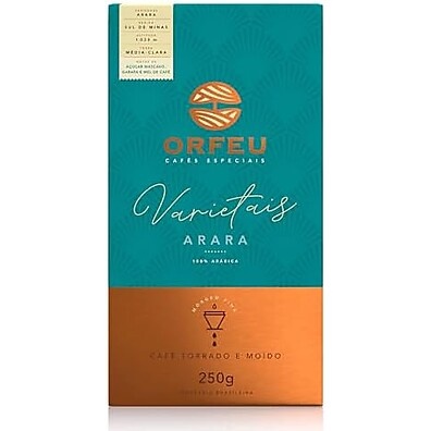 Café Orfeu Arara 100% Arábica Torrado Moído 250g