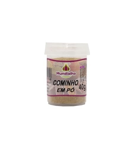Cominho Moído Pó Pote Mundialho 40g