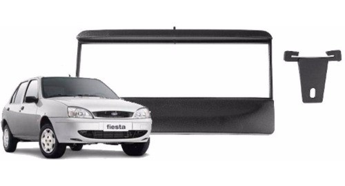 Moldura 1 Din Ford Fiesta/Courier: Acabamento Perfeito!