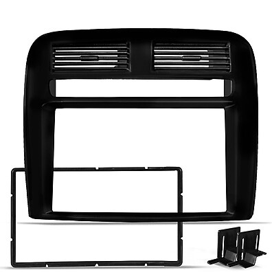Moldura 2 Din Fiat Punto 2008-2012 Black Piano