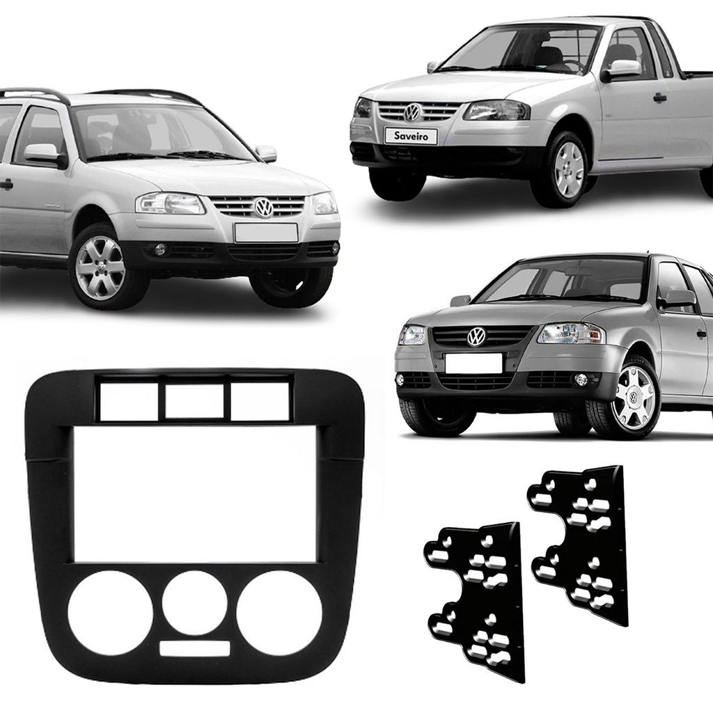 Moldura 2 Din Gol G4: Instale seu MP5!