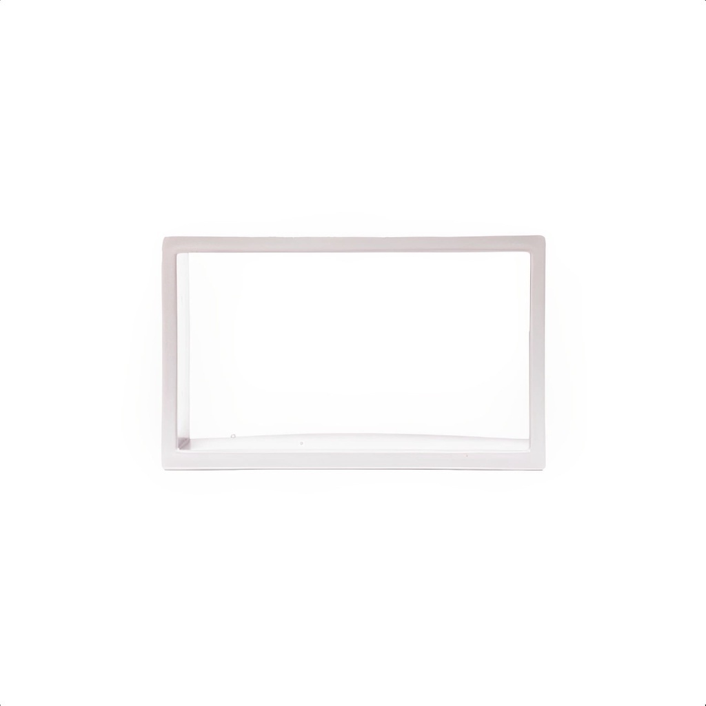 Moldura 2 Din Prata Expex EPX 433 para Golf, Polo, Bora e Outros