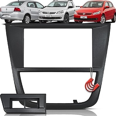 Moldura 2 Din VW Gol G5/Saveiro/Voyage
