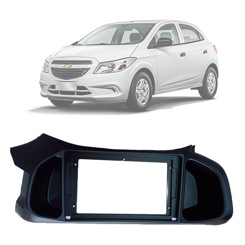 Moldura 2Din 9" para Chevrolet Onix e Prisma: Instale com Facilidade!
