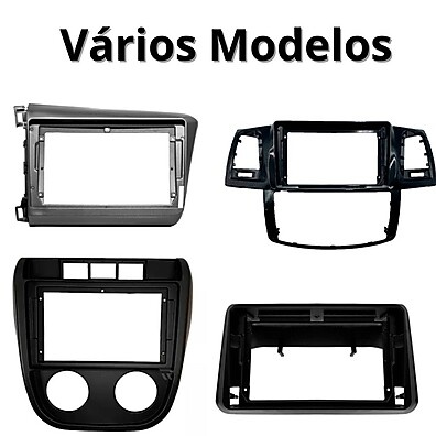 Moldura Central 2 DIN para Carro: Modernize Seu Painel com Estilo