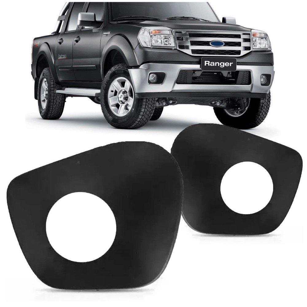 Moldura Farol de Milha Ranger: Preto Resistente!