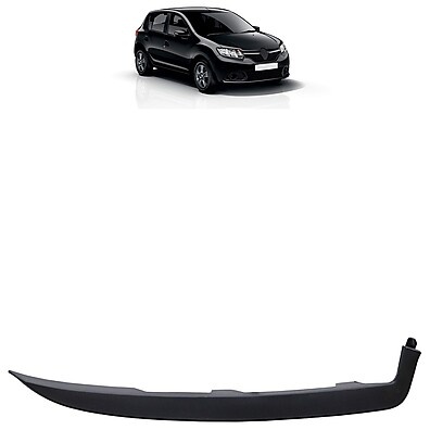 Moldura Friso Farol Sandero 2014-2018 Preto: Deixe seu carro com cara nova!