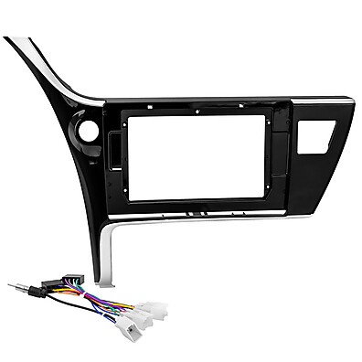 Moldura Painel Corolla 2018-2019 2 Din: Upgrade Fácil!
