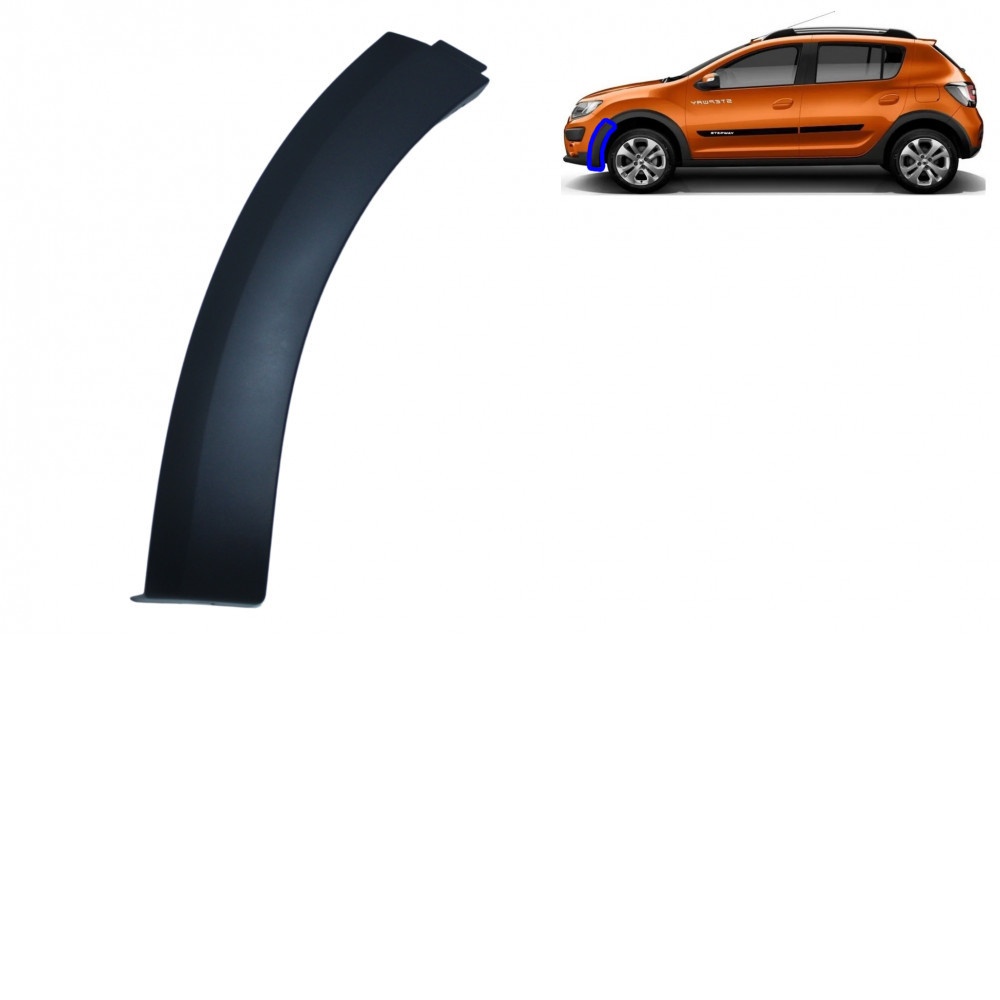 Moldura Para-choque Renault: Logan & Sandero (Lado Esquerdo)