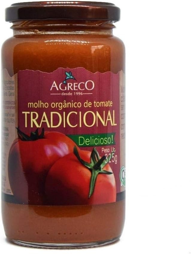 MOLHO DE TOMATE TRADICIONAL ORG 325G AGRECO