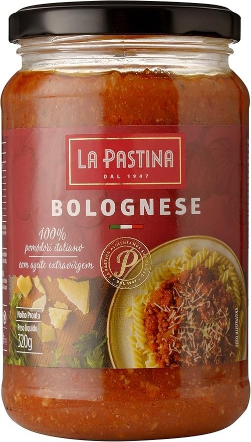 La Pastina Molho Alla Bolognese (Carne) 320G