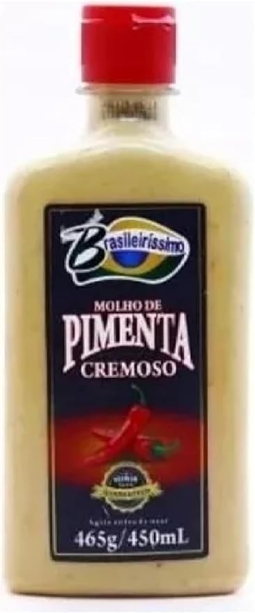 Molho De Pimenta Cremoso Brasileirissimo 450g