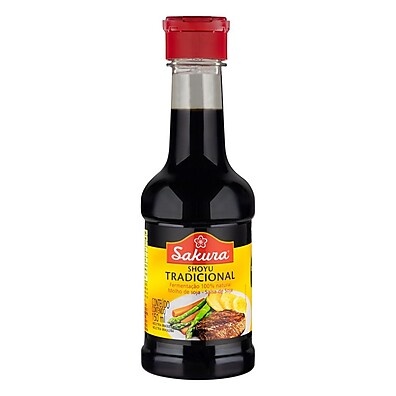 Molho de Soja Shoyu Tradicional Sakura 150ml – Sabor Autêntico