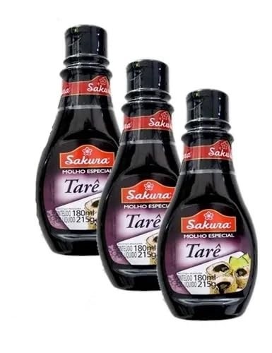 Kit 3 Molho Tarê SAKURA 180ml cada
