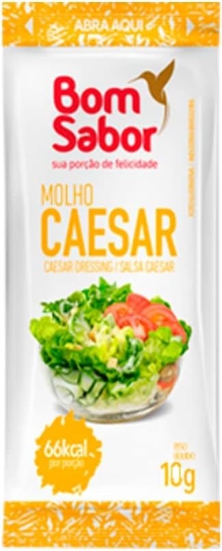 Molho Salada Bom Sabor Caesar 10g Caixa Com 200 Unidades