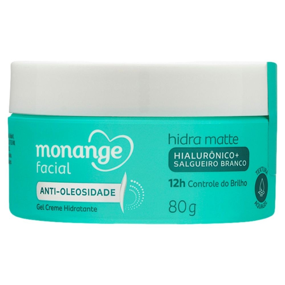 Monange Antioleosidade: Hidratação Facial Sem Brilho