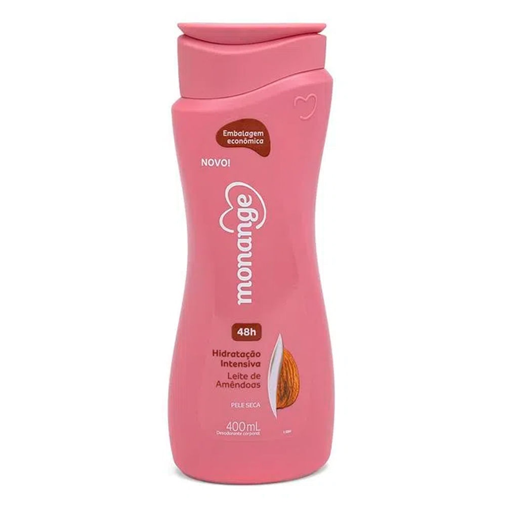 Monange Leite de Amêndoas: Hidratação Intensa 400ml