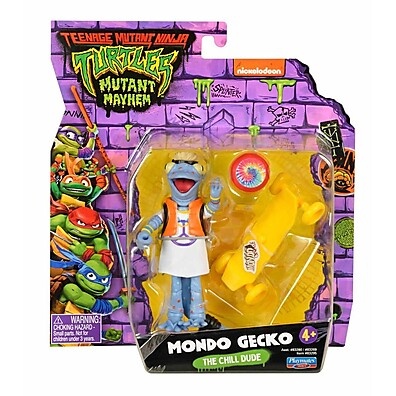 Mondo Gecko 10cm: O Vilão Mutante das Tartarugas Ninja!