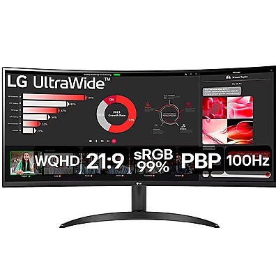 Monitor Gamer LG 34 UltraWide WQHD: 100Hz, HDR10 e FreeSync
