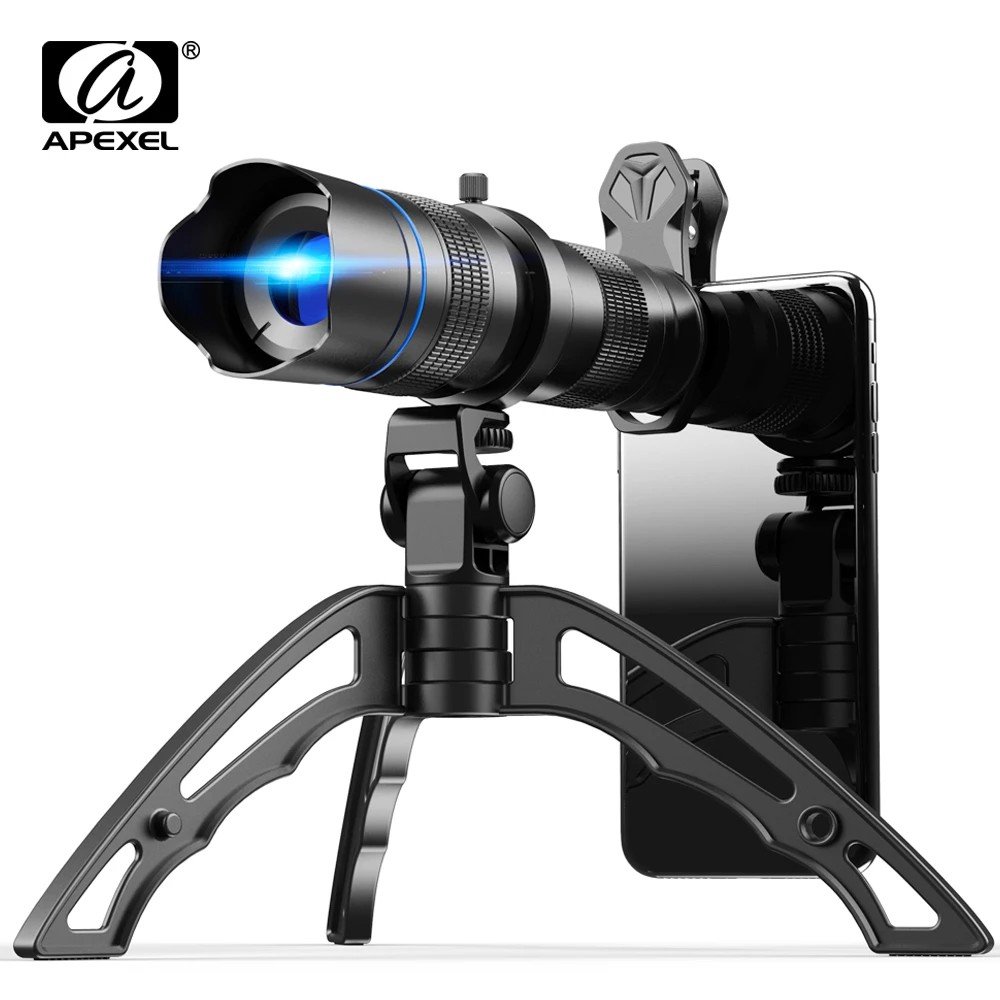 Monocular APEXEL: Zoom 20-40x para Celular